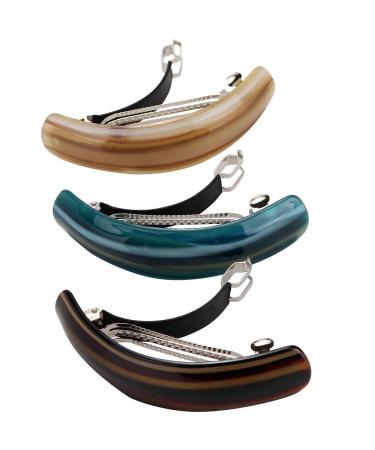 LONEEDY Large Classic Hair Clips for Women - Beautiful Exquisite Designs in Mixed Colors | Perfect for All Occasions - Buy Online on GoSupps.com