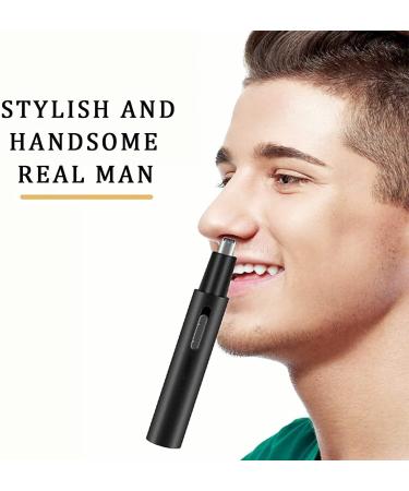 USB Rechargeable Nose Hair Trimmer - Professional & Painless Men's Ear & Nose Hair Remover | Easy to Use Unisex - Buy Online on GoSupps.com