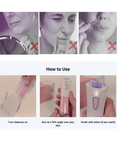 Glabrouse Skin Epilator Glabours Skin Hair Remover for Women Glabrouse Skin Epilator for Face Epilators Hair Removal for Women Face (2 pcs) - Buy Online on GoSupps.com