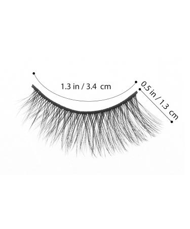 Baluue 3Pair 3D Faux Lashes - Fluffy Volume Long Thick Handmade False Eyelashes for a Natural Look | International Shipping - Buy Online on GoSupps.com