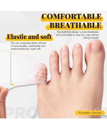 2023 New Silicone Anti-Friction Toe Protectors - Breathable Clear Covers (10Pcs) - Buy Online on GoSupps.com