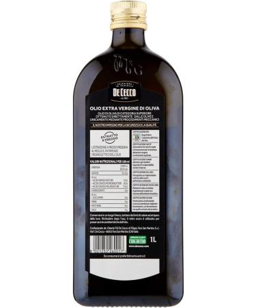 De Cecco Extra Virgin Olive Oil 100% Italian Extra Virgin Oil 750ml - Buy Online on GoSupps.com