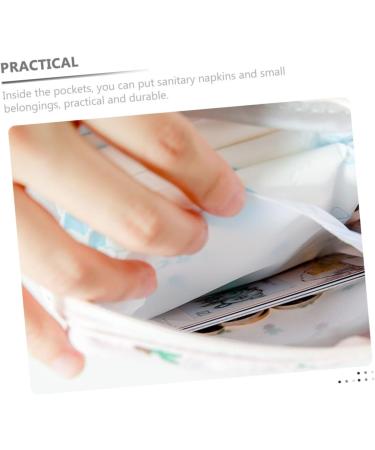 Buy Gleavi 6 STK Women's Bandage & Period Tampon Storage Bags | Stylish Polyester Cotton Wallet for Menstrual Care - Buy Online on GoSupps.com