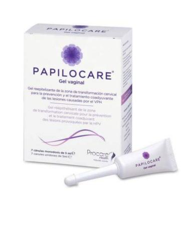 Papilocare vaginal gel HPV-induced lesions 7 Unidoses x 5 ml Gift For Treatment Your Skin
