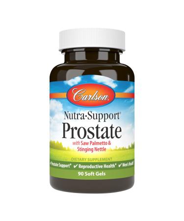 Carlson - Nutra-Support Prostate with Saw Palmetto & Stinging Nettle Prostate Support Reproductive Health & Men's Health 90 Softgels