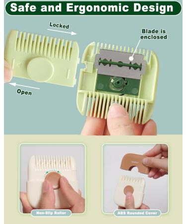 Trimpocket Hair Trimmer/Comb Kids Split Ends Hair Trimmer Hair Trimming and 2 in 1 Bangs Trimmer Dual-Side Design with Cover Blades Replaceable (3PCS-A) - Buy Online on GoSupps.com