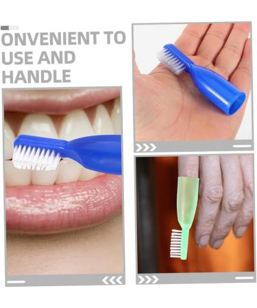 WOONEKY 20 Pack Mini Soft Manual Toothbrushes - Portable Camping & Travel Finger Toothbrushes for Easy Hygiene - Buy Online on GoSupps.com