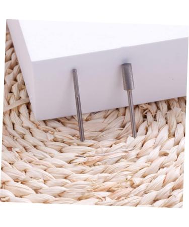 minkissy 1pc Tungsten Steel Grinding Head Nail Polish Grinding Head Carbide Nail Drill Bit Manicure Pen Sander Nail Cleaner Tool Tungsten Steel Manicure Head Nose to Rotate Portable 3.75x0.23cm - Buy Online on GoSupps.com