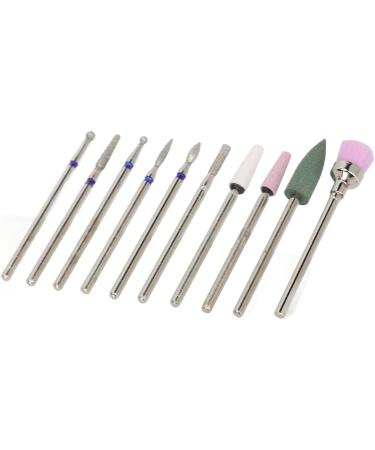 Nail Art Drill Bits Rough Surfaces Removal Tungsten Steel Ceramic Heads Easy Nail Shaping Less Dust Universal Compatibility - Buy Online on GoSupps.com