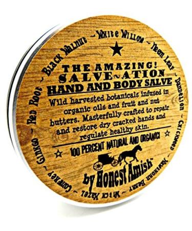 Honest Amish All Natural and Organic Healing Hand and Body Salve