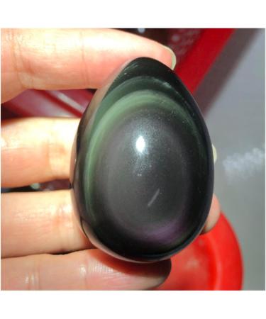 Necklaces Natural Crystal Rough Natural Rainbow Hand Carved Obsidian Egg Reiki Gemstone - Buy Online on GoSupps.com