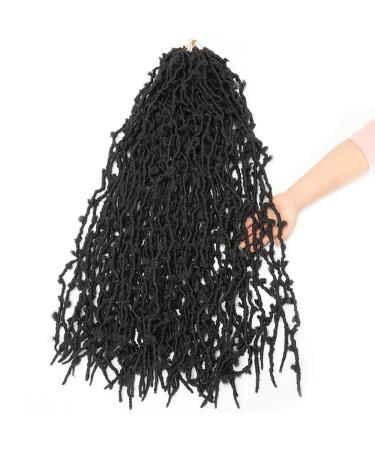 36 Inch Butterfly Locs Crochet Hair 5 Packs 1B - Distressed Faux Locs for Black Women - Pre-looped Boho Locs for Natural Messy Look - Buy Online on GoSupps.com