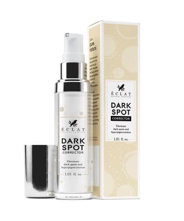 Brightening Dark Spot Corrector for Face and Body - Eliminate Blemishes and Hyperpigmentation - With Green Tea Extract  Vitamin C and E - Vegan and Cruelty Free - 1 oz