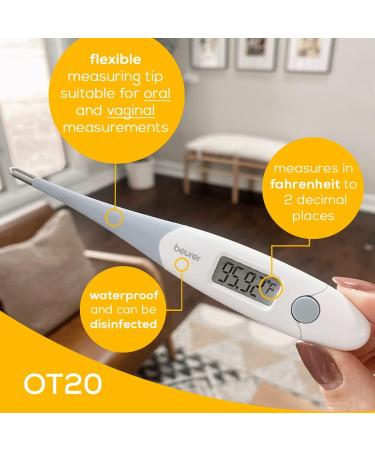 Beurer Digital Basal Thermometer - Memory Function - Accurate Fever and Natural Family Planning - OT20 - Buy Online on GoSupps.com