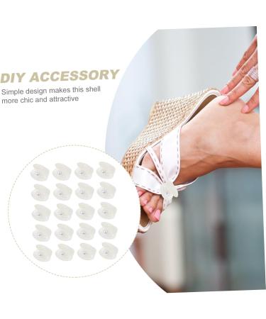 20pcs Diy Handmade Materials Nail Supplies Manicure White 2.8X2X1.5CM - Buy Online on GoSupps.com