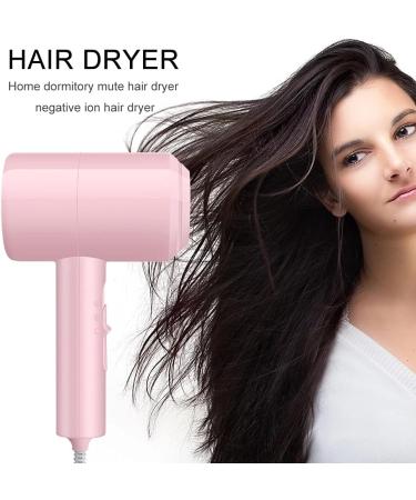 Professional Mute Hair Care Quick Dry Hair Dryer Salon Negative Ion Blower for Home Bathroom Dryer Strong Wind Electric Hair dry (Pink) Green pink - Buy Online on GoSupps.com