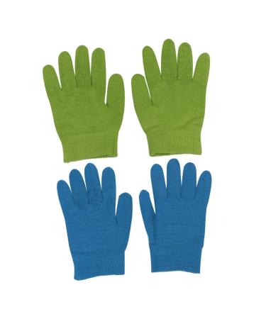 minkissy 2 Pairs Gel Moisturizing Gloves Soft Elastic Gloves Restorer Tool Cracked Hands Hand Gloves Flex Tools Cotton Gloves for Dry Hands Hotfix Tool Beauty Care Gloves Hand Use Spa