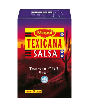 Maggi Texicana Salsa tomato-chili sauce as a dip and seasoning sauce ready to serve 1 pack (1 x 5L carton)