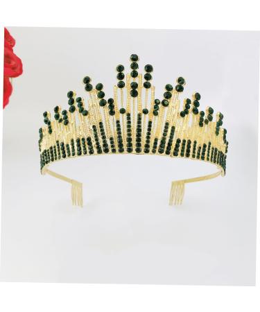 FRCOLOR 1pc Full Color Crown Beautiful Hair Comb Chic Headdress Bride Hair Decor Crystal Hair Decor Beautiful Hairband Comb Hair Decor Comb Hair Comb Accessory Chic Female Headdress - Buy Online on GoSupps.com