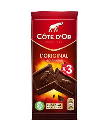 Côte d'Or Extra Dark Chocolate - 3 bars of 100g, 300g