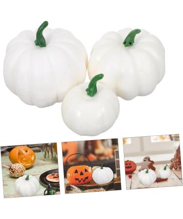 Garneck 24 Pcs Foamy White Pumpkin Halloween Decoration Halloween Prop Pumpkin Decorations Fake Pumpkin Simulation Pumpkin Halloween Pumpkin Photography Prop Artificial Supplies Whitex4pcs 8.5x7.5cmx4pcs - Buy Online on GoSupps.com