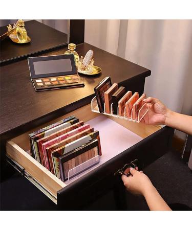 Knadgbft 2 Pack Eyeshadow Makeup Palette Organizer 7 Section Divided Palette Holder Inserts Eyeshadow Storage Organizer(2 Size) - Buy Online on GoSupps.com