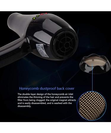 Hair Dryer Powerful AC 2200W Professional Hairdryer Negative Ionic Technology with 2 Concentrator and Diffuser Salon Fast Blow Dryers with 3 Heat 2 Speed Settings for Home and Salon Small Gift - Buy Online on GoSupps.com