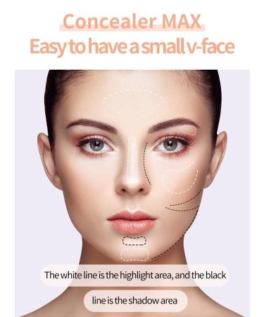 2-in-1 Makeup Shading Stick & Concealer Contouring Highlighter - Natural-Light Coffee - Buy Online on GoSupps.com