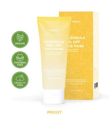 Calendula Peel Off Mask with Brightening Serum | Korean Skin Care | Vegan & Cruelty-Free | 3.38 oz - Buy Online on GoSupps.com