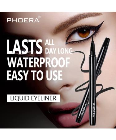 PHOERA Glitter Eyeshadow & Eyeliner Set | Waterproof Long-Lasting Makeup for Eyes - Shimmering Sparkle & Glow | Metallic Eyeshadow Pencil Stick - Buy Online on GoSupps.com