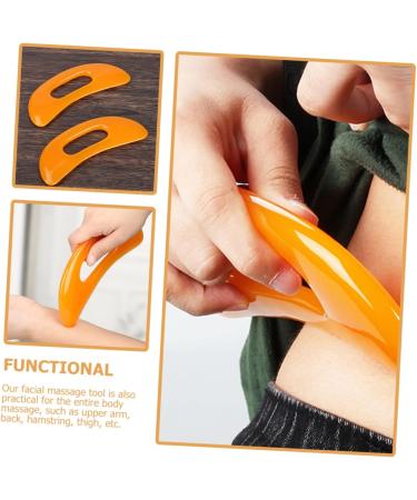 Buy Healeeved 2 Piece Sharpenbar Massage Device - Bodilter Schafer Schaber Tools for Body Shaping & Gua Sha Massage Light Brown 17x7cm - International Shipping - Buy Online on GoSupps.com