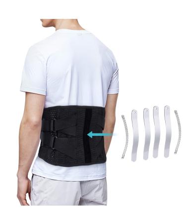 Yosoo Health Gear lumbar belt belts adjustable lumbar belt belts for the lower back relief of pain in sciatica herniated disc prevention of injuries (XL)