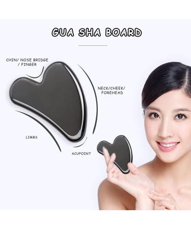 SONGIN Jade Roller & Gua Sha Set - Magnetic Hematite Facial Massager for Wrinkle Reduction Puffy Eyes & Muscle Relaxation | Best for Women - Buy Online on GoSupps.com