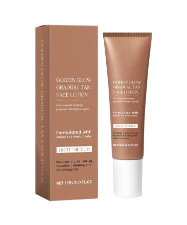 Chaies Self-tanning lotion - 10 ml - Moisturizing face lotion for a radiant complexion - Perfect cosmetic skincare solution gift idea