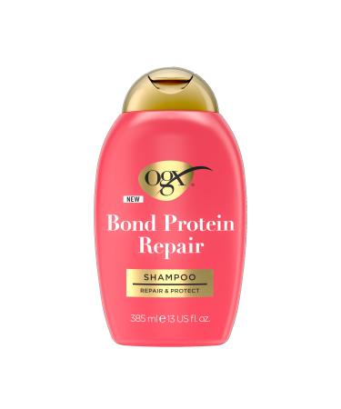 OGX OGX Repair and Protect Bond Protein Repair Shampoo 385 ml Strengthens and repairs brittle dry or damaged hair with Lipi Pro Shield technology and repair technology