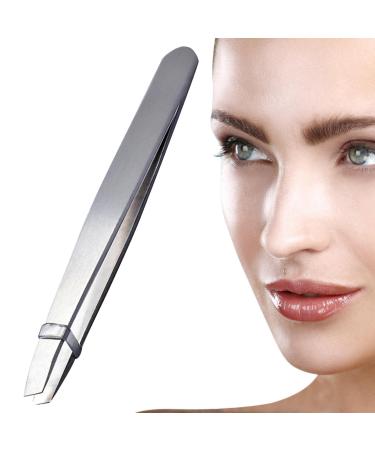 Eyebrow Tweezers - Stainless Steel Tweezers for Plucking | Precision Tweezers for Eyebrows Ingrown Hairs Splinters Caneem