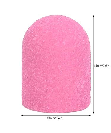 Grinding Head for Nail Polishing - Fine Sandpaper 0.4x0.6 inches - Lightweight & Durable Nail Drill Attachment (Pink) for Home Use - Buy Online on GoSupps.com