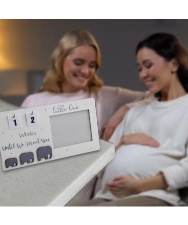 Light Gray Baby Sonogram Picture Frame | Ultrasound Photo Frame for Moms-to-Be | Perfect Pregnancy Announcement Gift - Buy Online on GoSupps.com