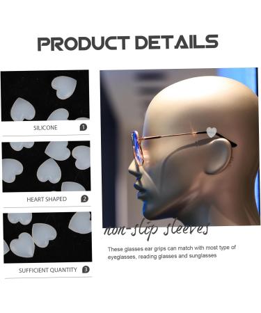 Buy Gleavi Non-Slip Glasses Legs - 20 Black Ear Cuff Iron-On Pods | International Shipping Available - Buy Online on GoSupps.com