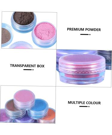 NUOBESTY 16pcs Eyeshadow Pigment & Glitter Powder Set - Highlighter & Nail Polish Flash Pigment for Stunning Eye Looks - Buy Online on GoSupps.com
