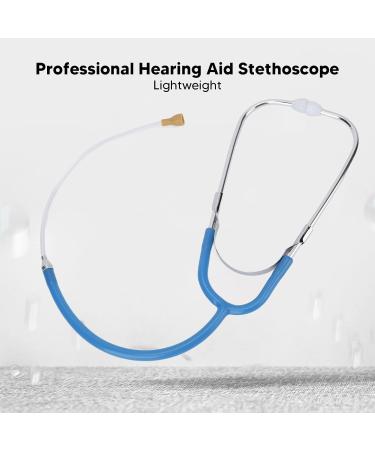 Buy Audiphones Stethoscope - Listening Test & Volume Noise Detection Hearing Aid - Easy to Use Binaural Stethoscope in Light Blue - International Shipping Available - Buy Online on GoSupps.com