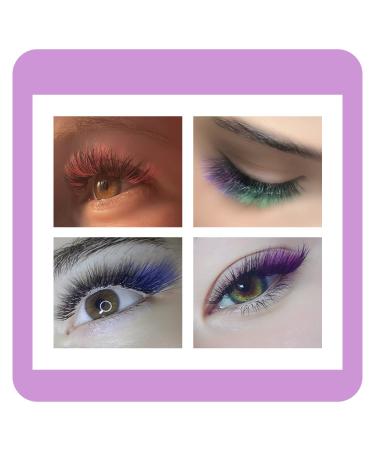 Classic Purple 0.10 D Curl 8-15mm Mixed Volume Eyelash Extensions by ANNAFRIS - Buy Online on GoSupps.com