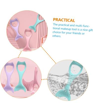 POPETPOP 2pcs Mascara Brush Silicone Molds Girl Eye Make up Tools Marscara Drawing Tools Miss Eyes Splitter 15X5.7CMx2pcs Bluex2pcs - Buy Online on GoSupps.com