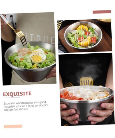 Alipis Style Metal Silver Sauce Steel Pudding Bucket Candy Korean Household Soup Cream Stainless Kitchen 13X6.5X6CM Silver - Buy Online on GoSupps.com