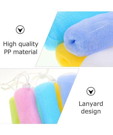 Mikinona 10pcs Foaming Soap Mesh Bag Soap Pouch Saver Soap Foaming Net Soap Sleeve Holder Soft Foam Net 14.5x5cm As Shown 1 - Buy Online on GoSupps.com