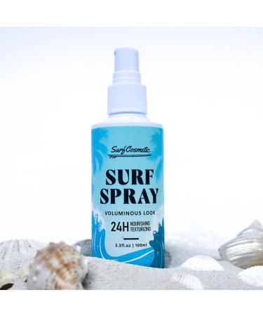 Surf Hair Spray 2.0-100ml Bottle - Sea Salt Spray for Hair with Macadamia Oil | Textured Beach Waves & Volume Hair Texture Spray Lightweight Volumizing Mist Travel Size Hairspray