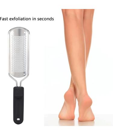 Foot File for Removing Dead Skin from Feet Fast Exfoliation Anti Slip Matte Texture Black Professional Foot Care Pedicure for Home Pedicure Shop - Buy Online on GoSupps.com