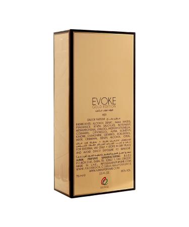 Ajmal Evoke Gold Edition EDP For Women - Made In Dubai - Buy Online on GoSupps.com