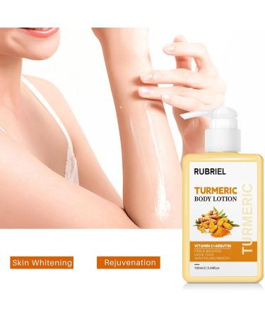 Turmeric Anti Aging Moisturizing Body Lotion Natural Turmeric Brightening Lotion for Spots Acne & Dry Skin Vitamin C Body Cream to Hydrate & Smooth Skin - Buy Online on GoSupps.com