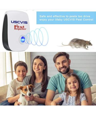Bestzy Ultrasound Pest Control Repeller - 4-Piece Electronic Insect Defense for Cockroaches Mice & Mosquitoes - Effective International Shipping - Buy Online on GoSupps.com